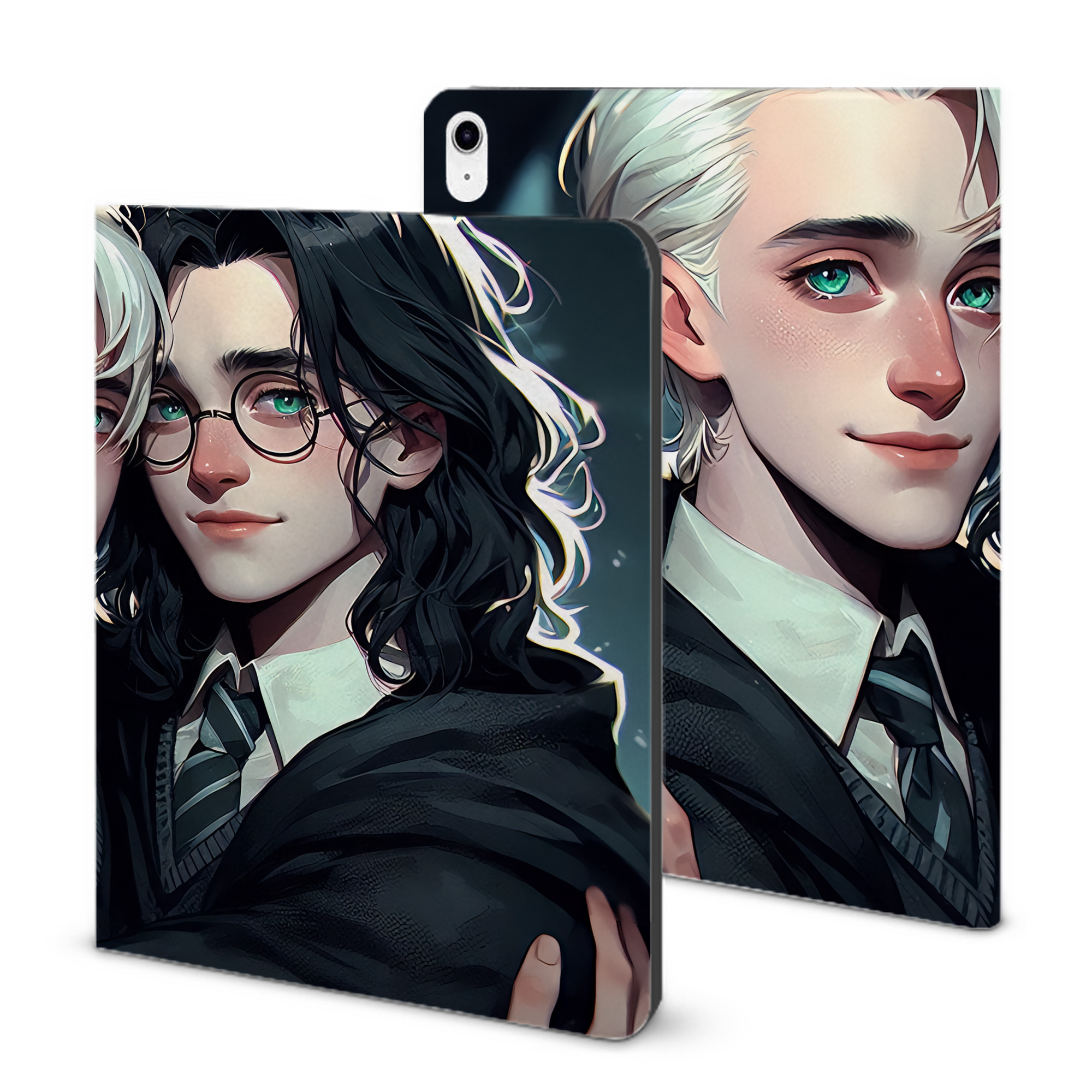 （画像用） Harry Potter ハリー・ポッターシリーズ IPad ケース ブック型 PUレザー TPU 耐衝撃 軽量 薄型 ペン収納なし 全面保護 IPad 各モデル対応
